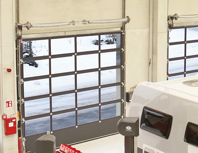 high insulation sectional door