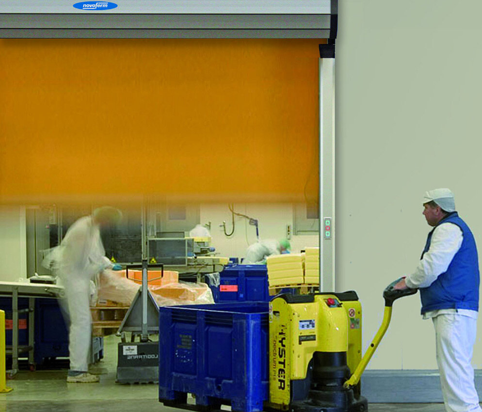 orange rapid roll door