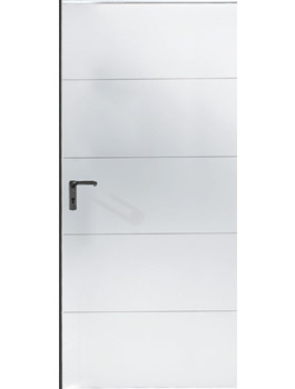 horizontal large rib Side doors for up-and-over garage doors