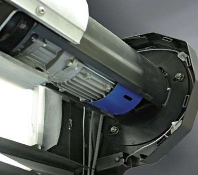 Very quiet, integrated drive