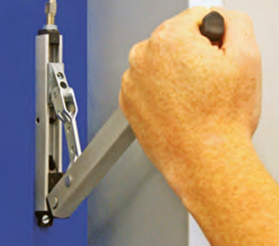 Open-Stop-Close and Mechanical emergency unlocking