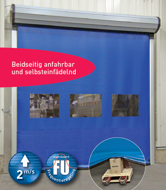 NovoSpeed rapid roll doors for indoor use
