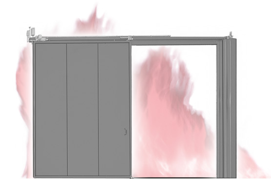 T30 SKE 1 sliding fire door 1 leaf