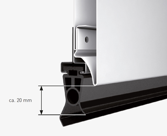 Profile when inserted