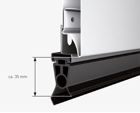 Profile when extended