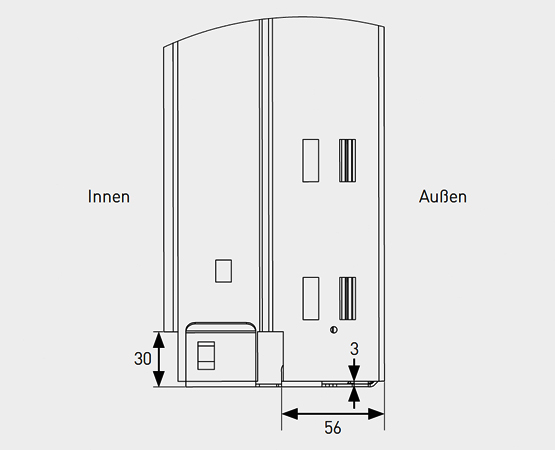 Stepped renovation frame