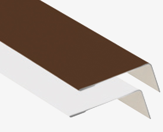 20.5 x 50 mm trim profile for visible side frame