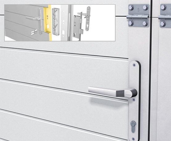 Pass doors with panic lock