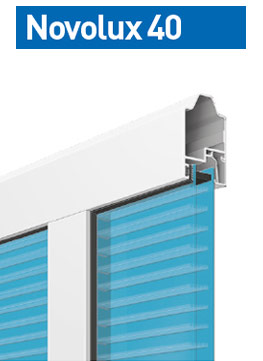 Multiskin polycarbonate sheet with five chambers blue tint