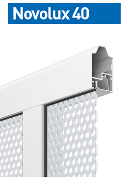 Single skin, perforated aluminium sheet