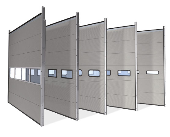 Thermo 40 mm sectional door U value