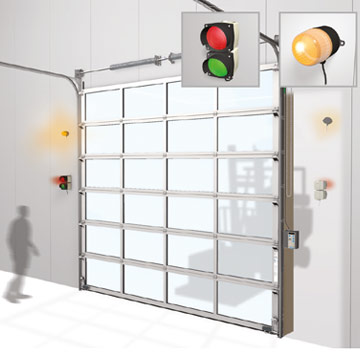 Traffic lights and rotating beacons