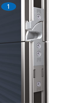 Integrated pass door contact switch