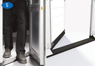 Low sill version: 22 mm