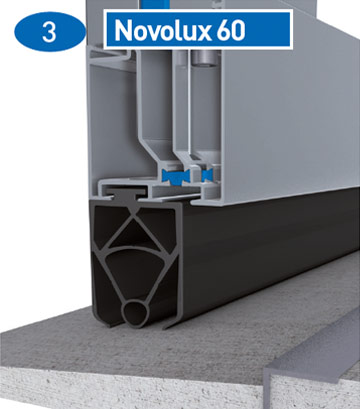  double rubber sealing profiles