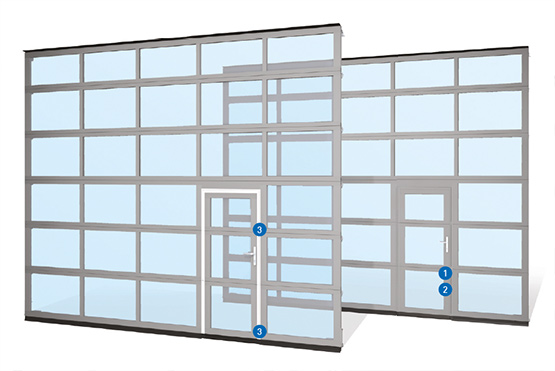 image of a pass and side doors