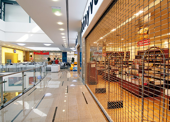 Agria Park shopping centre, interior