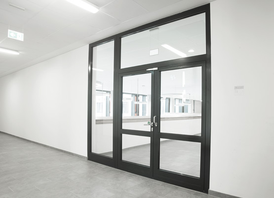 T30-RS double fire resistant door for securing fire sections, full panic as per EN 179