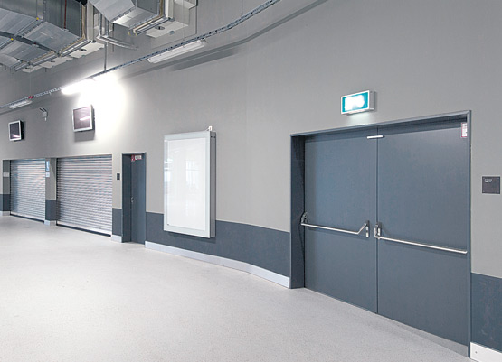 fire resistant doors for sport facilities