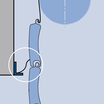 Header seal for TH80 