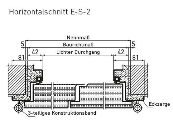 E-S-2 horizontal section