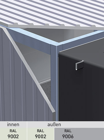 Clad with 40 mm insulating panel